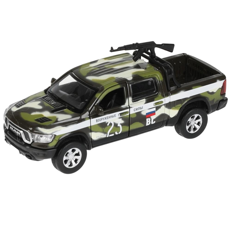 Модель Dodge RAM 1500 Rebel 13 см красный ТМ Технопарк