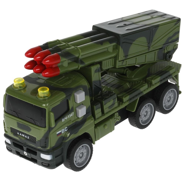 Модель пластиковая KAMAZ РАКЕТНИЦА 17 см