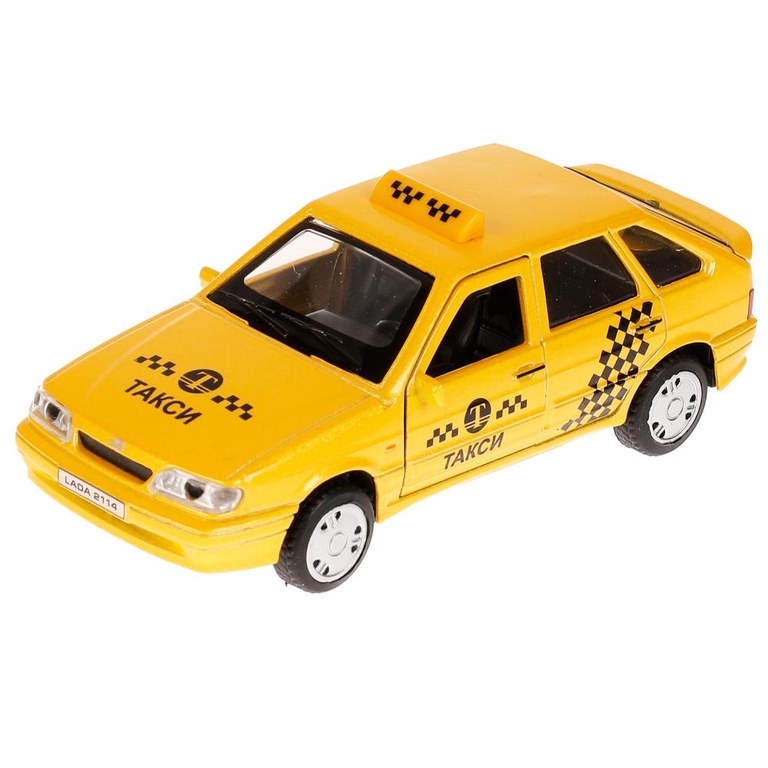 Модель LADA -2114 Samara Такси 12 см ТМ Технопарк