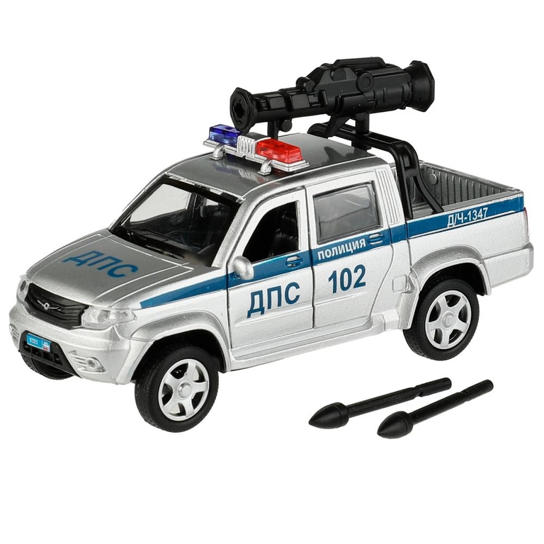 Модель металлическая UAZ PICKUP 12 см