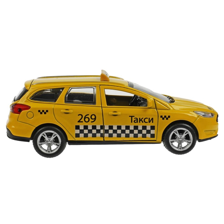 Модель металлическая FORD FOCUS TURNIER ТАКСИ длина 12 см