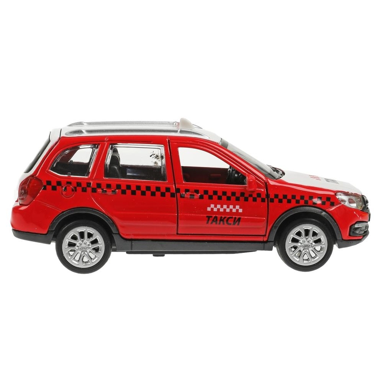Модель металлическая LADA GRANTA CROSS ТАКСИ 12 см  красный