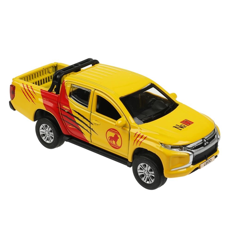 Модель металлическая MITSUBISHI L200 САФАРИ 13 см  желтый