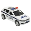 Модель металлическая VOLKSWAGEN TOUAREG ПОЛИЦИЯ 12 см белый