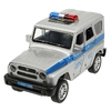 Модель металлическая свет-звук UAZ ХАНТЕР ПОЛИЦИЯ 17 см