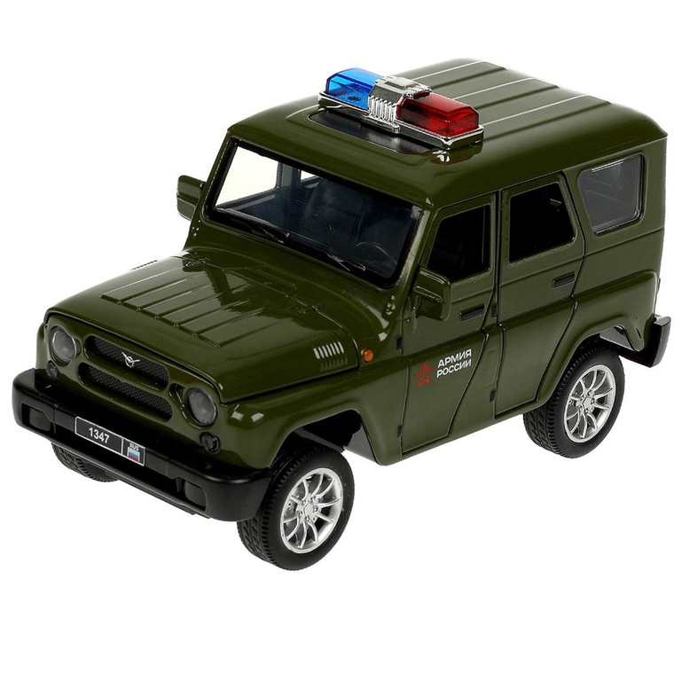 Модель металлическая свет-звук UAZ ХАНТЕР АРМИЯ РОССИИ 17 см