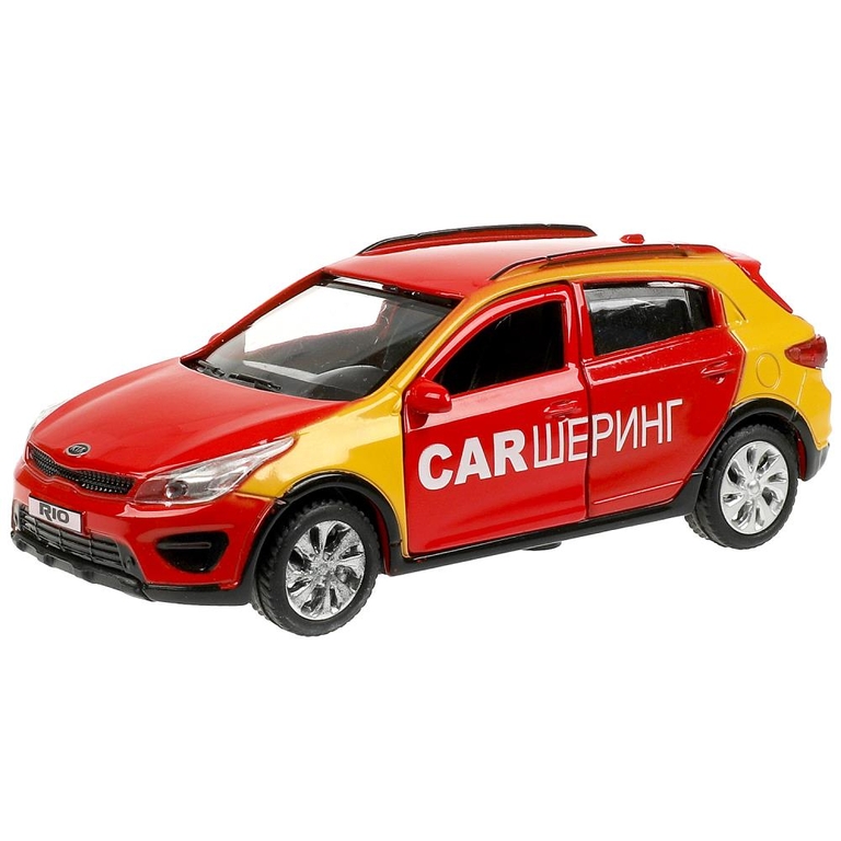Модель металлическая Kia Rio X Каршеринг 12 см