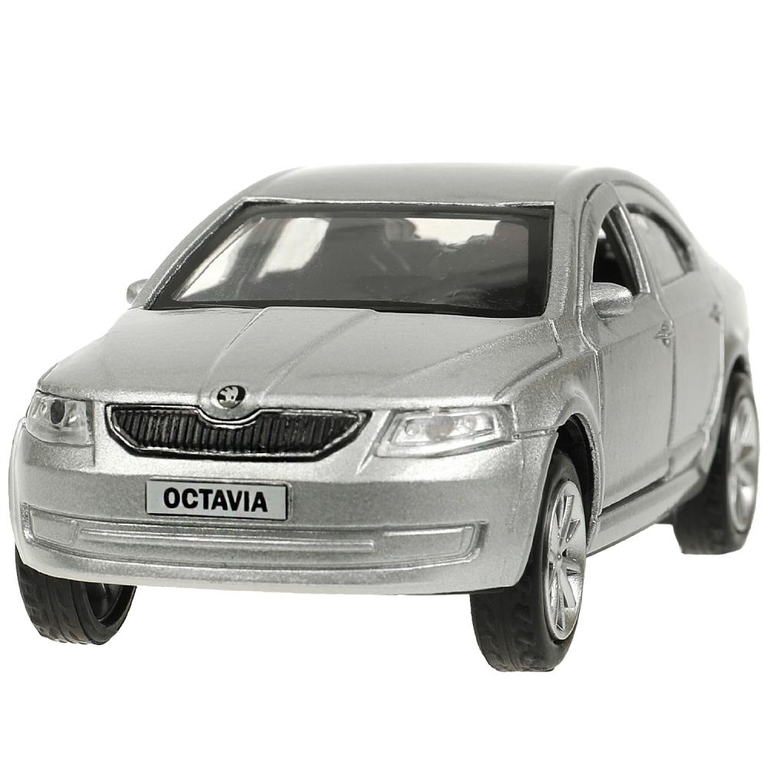 Модель металлическая SKODA OCTAVIA 12 см серебристый