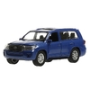 Модель металлическая TOYOTA LAND CRUISER 12 5 см двери инерц синий