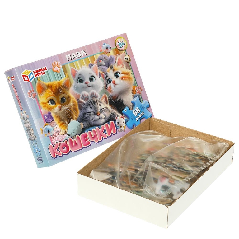 Пазлы Кошечки 60 деталей