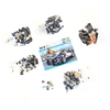 Конструктор пластиковый машина+мотоцикл с фигурками 284 детали