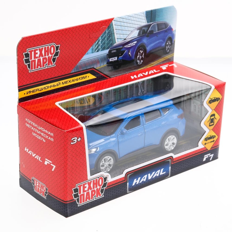Модель металлическая HAVAL "haval f7", длина 12 см синий