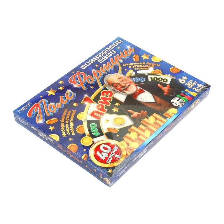 Настольная игра - викторина Поле Фортуны 40 карточек