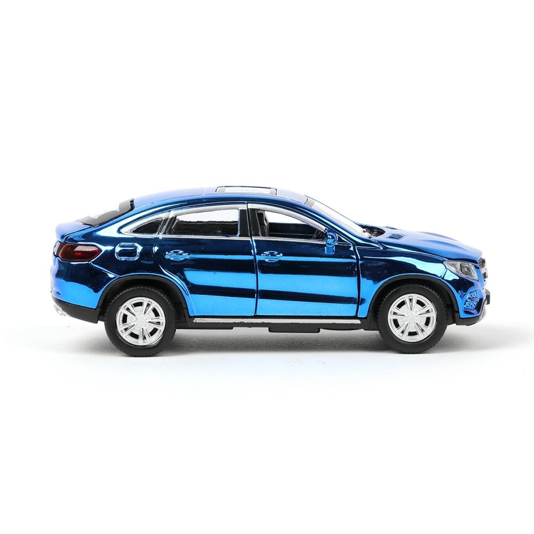 Модель Металлическая Mercedes - Benz Gle Coupe Длин 12 См Синий Хром