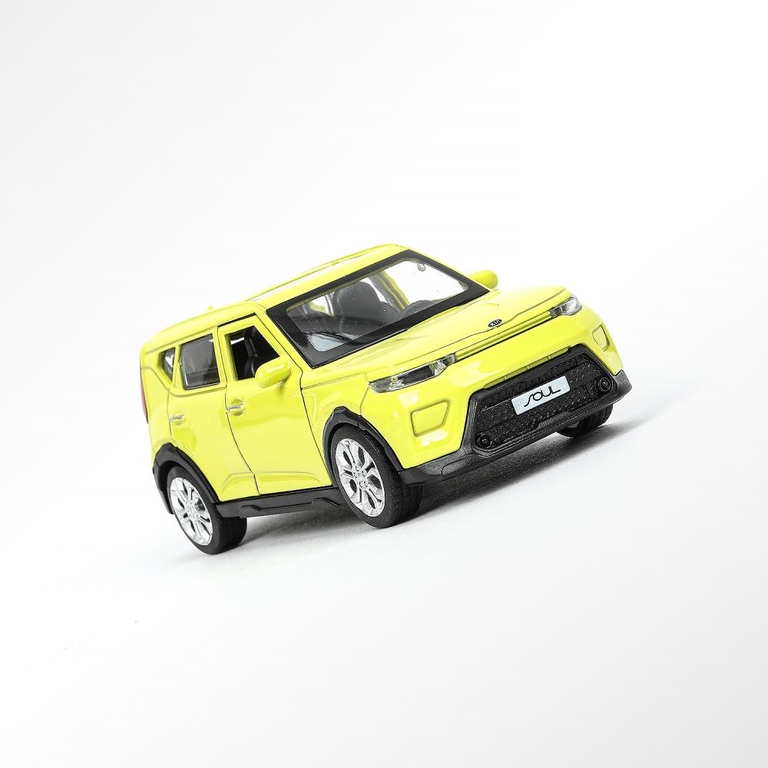 Модель металлическая KIA soul длина 12 см салатовый