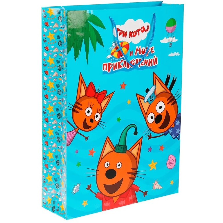 Пакет большой Три Кота xl 33,5*45*10 см