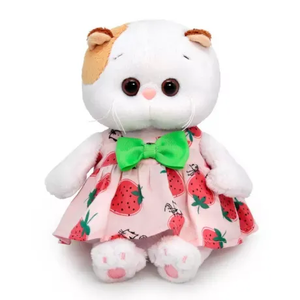Кошечка Ли-Ли BABY в сарафане с клубничками 20 см