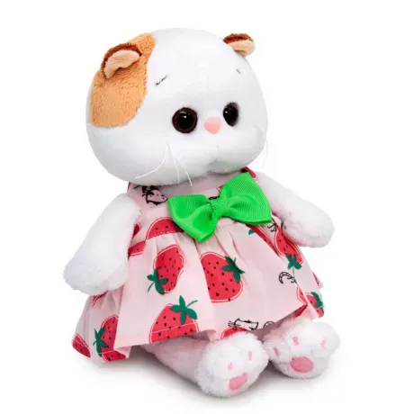 Кошечка Ли-Ли BABY в сарафане с клубничками 20 см