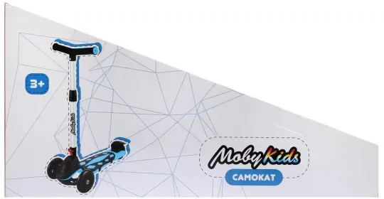 Самокат Moby Kids Dragon синий