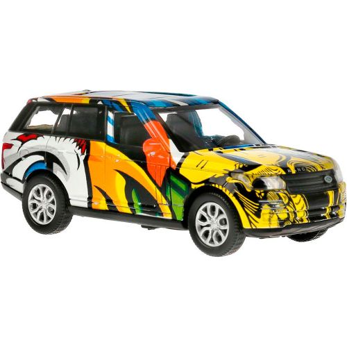 Машина Land Rover Range Rover vogue граффити 12 см