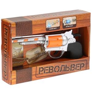 Револьвер на батарейках со светом и звуком