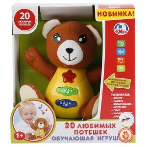 Обучающая игрушка ТМ Умка медведь 20 потешек