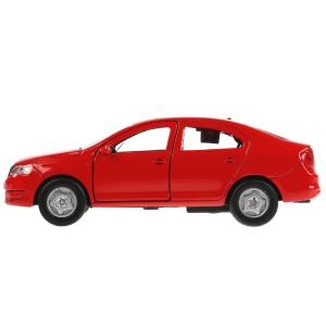Машина Skoda rapid красная 12 см