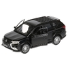 Машина Mitsubishi Outlander черная длина12 см