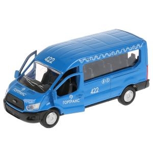 Машина Ford Transit синий 12 см