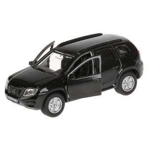 Машина Nissan terrano черный 12 см