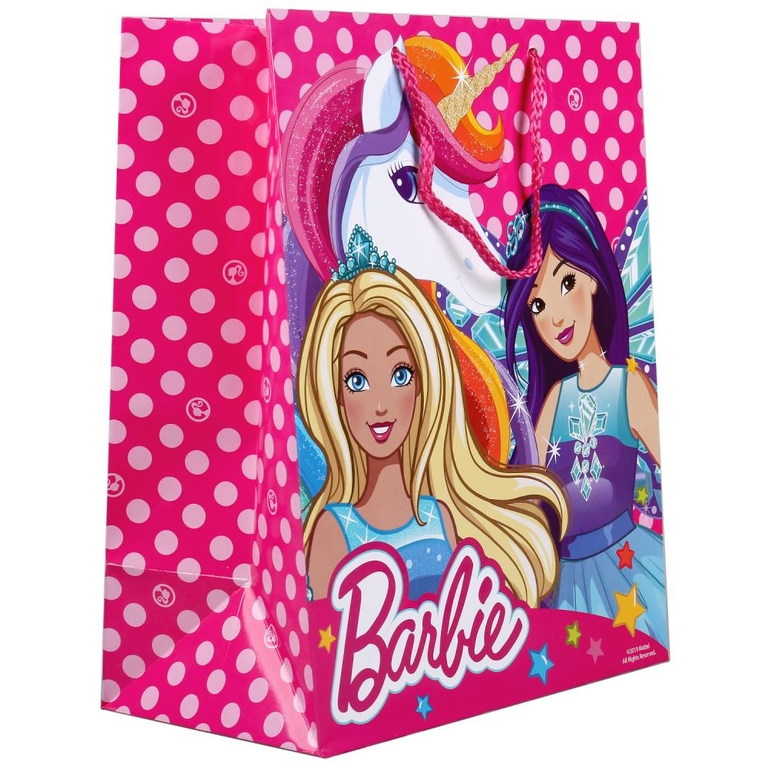 Пакет подарочный barbie 33х46х20см 276899
