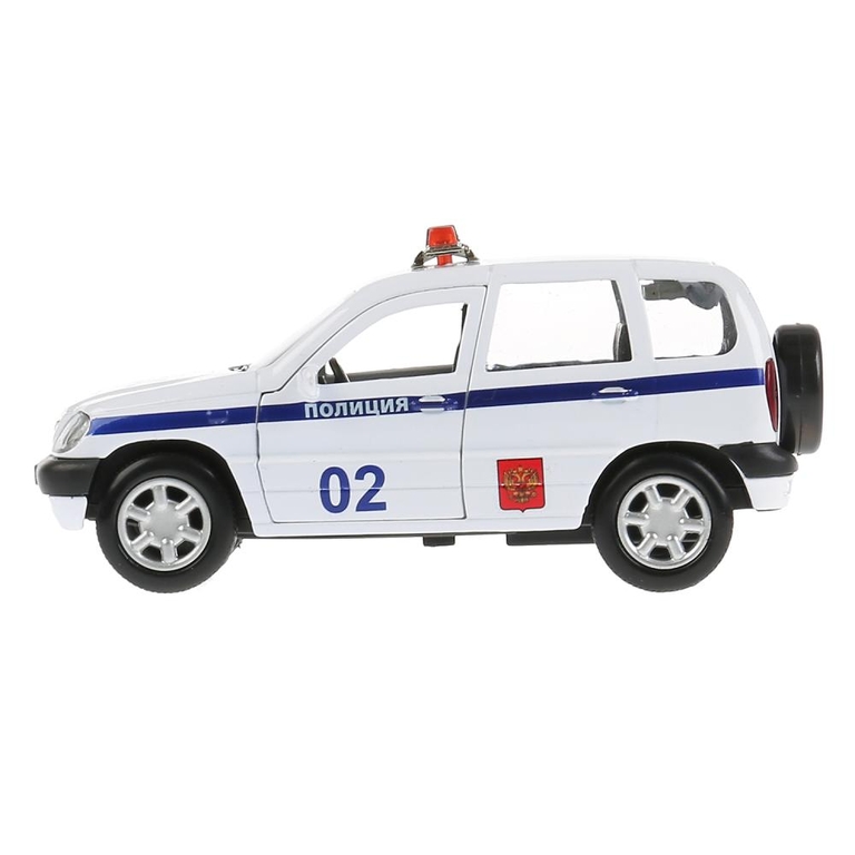 Машина Chevrolet niva Полиция 12 см белая