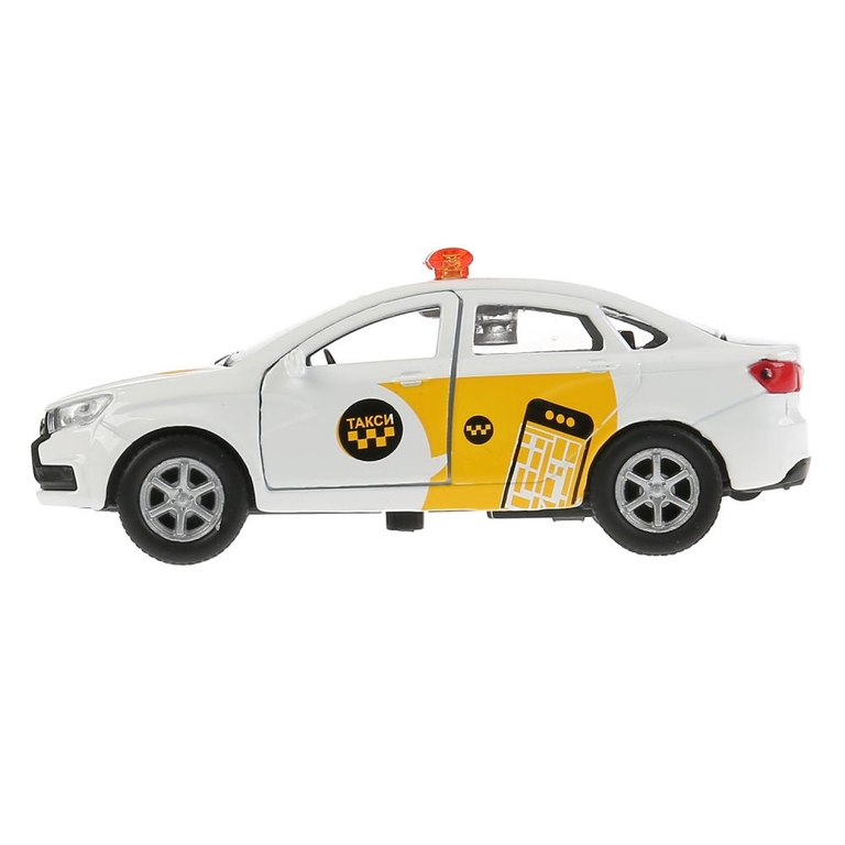 Модель металлическая LADA vesta ТАКСИ 12 см