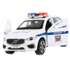 Машина Volvo XC60 R-Desing Полиция белый 12см