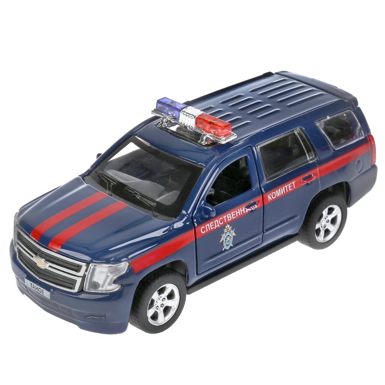 Машина Chevrolet tahoe следственный комитет 12 см синий