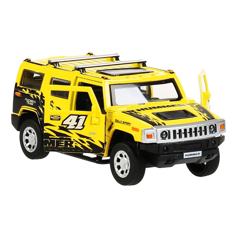 Машина со светом и звуком Hummer H2 спорт 12 см желтый