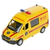 Машина со светом и звуком Mercedes-Benz Sprinter реанимация 14 см