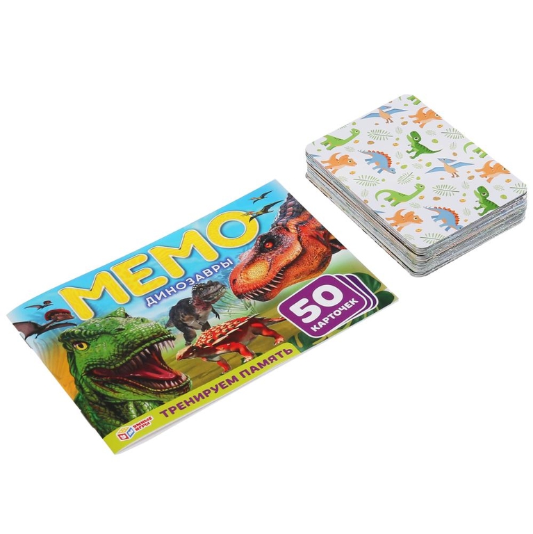 Карточная игра Мемо Динозавры ТМ Умные игры