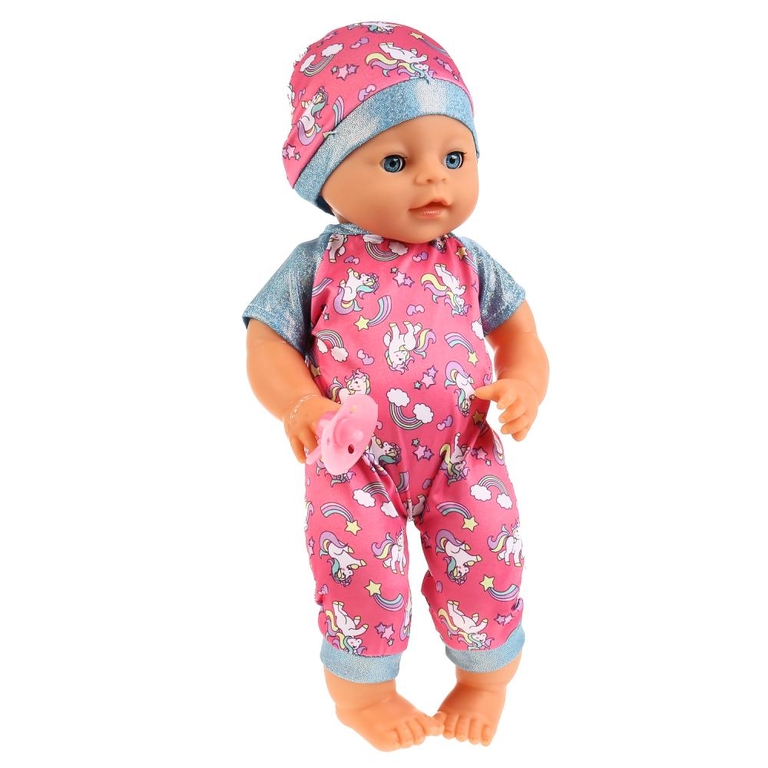 Пупс функциональный Анютка 40 см 4 функции  Карапуз