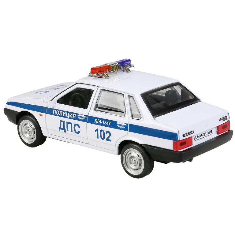 Машина LADA-21099 Спутник Полиция 12 см белый
