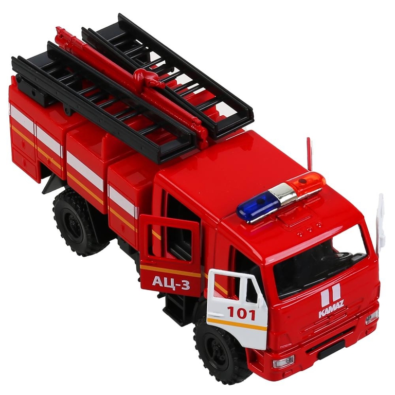 Машина KAMAZ 43502 ПОЖАРНАЯ АЦ 15 см ТМ Технопарк