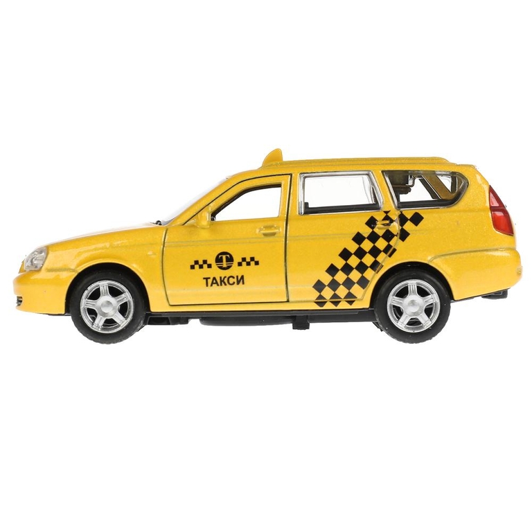 Машина LADA 2171 Priora Такси жёлтого цвета