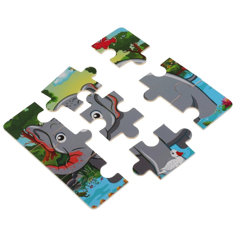 Игрушка деревянная пазл слоненок W0173 ТМ Буратино