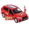 Машина со светом звуком BMW X5 M-Sport красная длина12 см