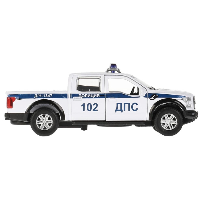 Модель Технопарк Ford F150 Raptor Полиция 12см белый