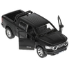 Модель Dodge RAM 1500 Rebel матовый 13 см черный ТМ Технопарк