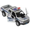 Модель FORD F150 RAPTOR Полиция 12 см серебристый ТМ Технопарк