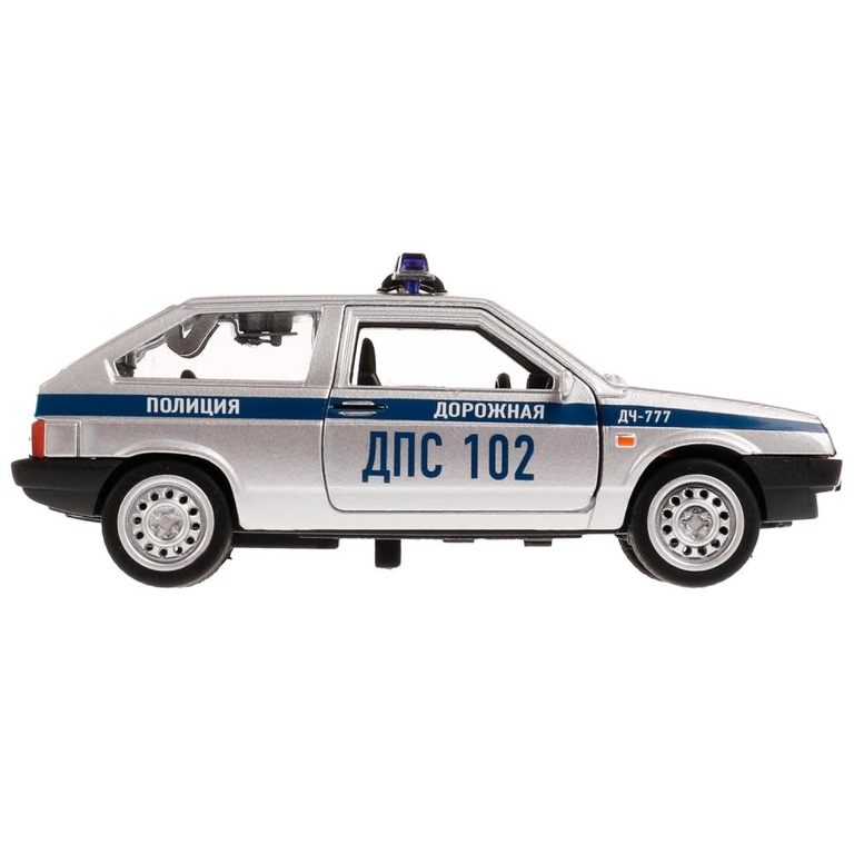 Модель LADA-2108 Спутник Полиция 12 см ТМ Технопарк