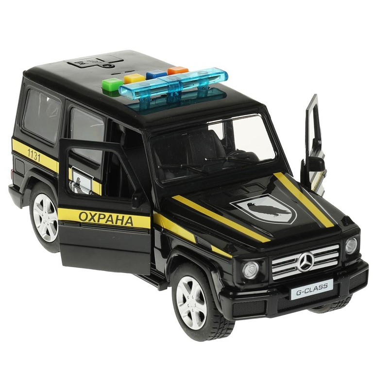 Машина пластик со светом и звуком MERCEDES-BENZ G-CLASS охрана 22 см