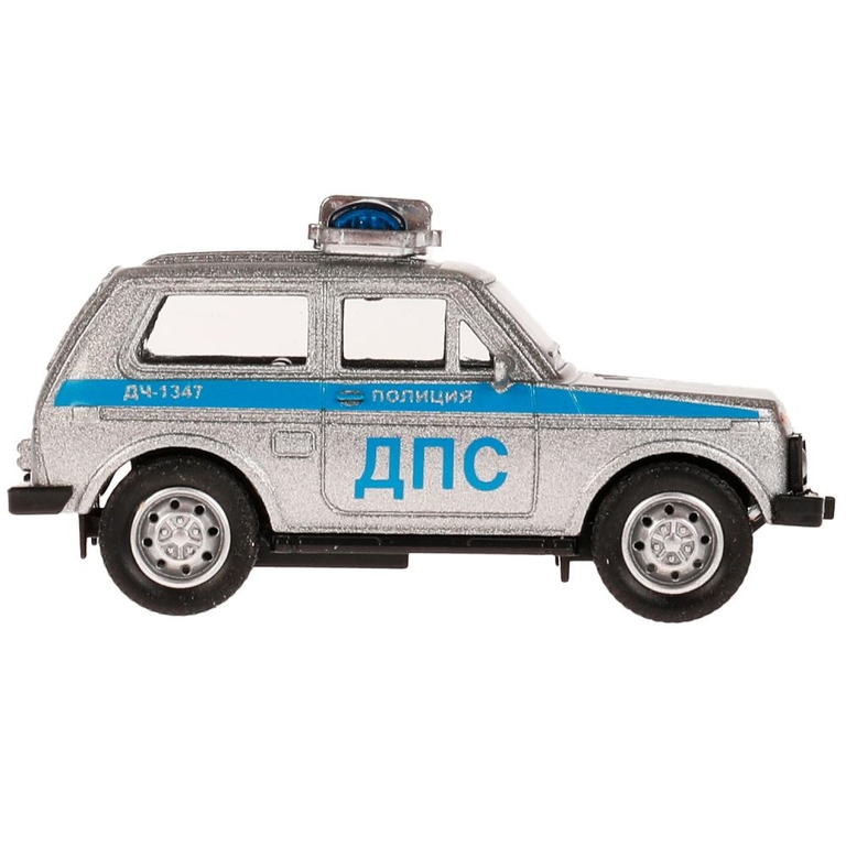 Модель металлическая LADA ПОЛИЦИЯ 10 см
